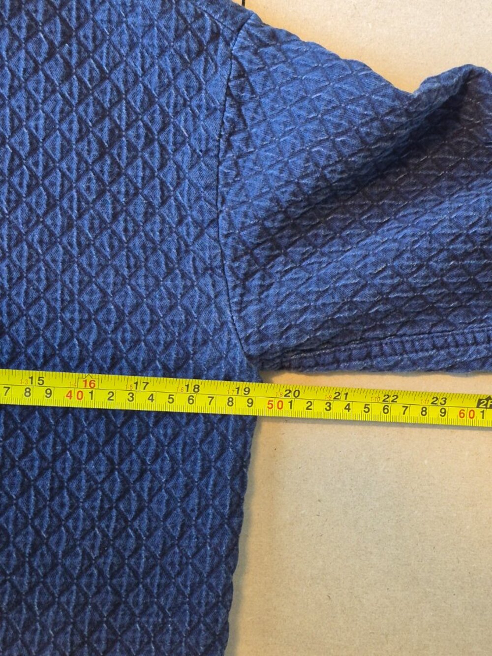 Pure Jill Indigo Quilted Snap Jacket XS - Picture 5 of 8